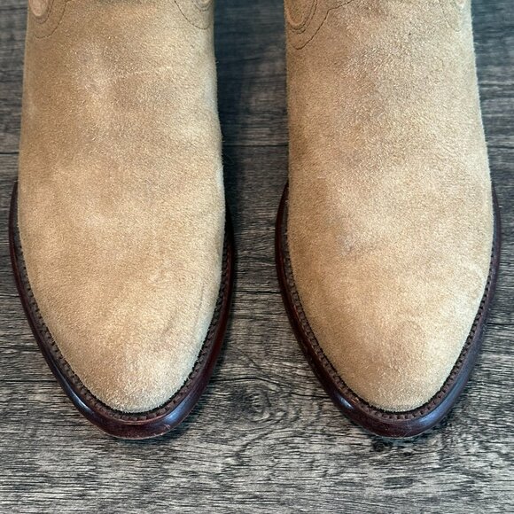Tecovas The Lucy Boots, Women's Size 7B, Sand Suede - Picture 6 of 8